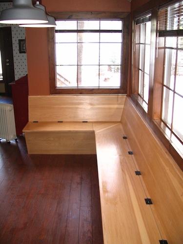 custom built kitchen bench in Bend Oregon 