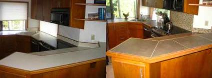 Kitchen remodel tile countertops 